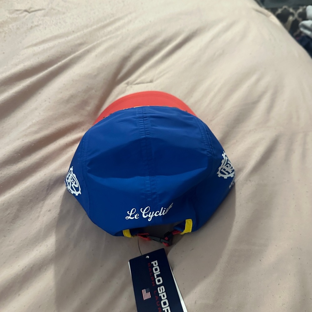 Polo by Ralph Lauren Cycling Cyclisme Long Bill Cap - Picture 2 of 5